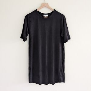 Universal Standard For J. Crew Crewneck Tunic Regular Black Size Small